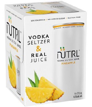 Nutrl Pineapple Hard Seltzer 4pk 12oz Can - Legacy Wine and Spirits